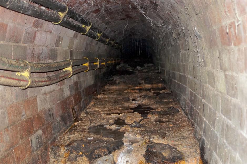 London's 250m monster 'fatberg', held together by wet wipes (image: PA)